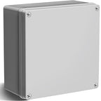 Kanayu Conduit Box Electrical 8'' x 8'' x 4'' Junction Box Plastic Dustproof Waterproof IP65 Gray White Protect Conduits and Fittings Universal Electrical Project Enclosure for Outdoor