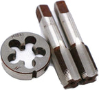 16mm x 1 HSS Metric Tap and Die Set Right Hand Thread,Tapping DIY Tool 3pcs (M16 x 1mm)