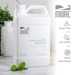 MORE Stone & Quartz Cleaner + Protector - Granite, Quartz & Marble Cleaner - For Kitchen & Bathroom Countertops - Water-Based Surface Spray - Peppermint-Thyme Essential Oil - Pint + Gallon Bundle