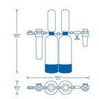 Aquasana Whole House Max Flow Water Filter | 1,000,000 Gallons | Salt-Free Softener Alternative | Carbon & KDF | Long-Lasting Pre-Filter | Reduce 97% Chlorine, Sediment & Scale | Rhino WH-1010-CT-LM