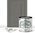ALL-IN-ONE Paint, Durable cabinet and furniture paint. Built in primer and top coat, no sanding needed. Includes our 30 featured color card - Woodlands (muted, earthy, mossy green), Quart