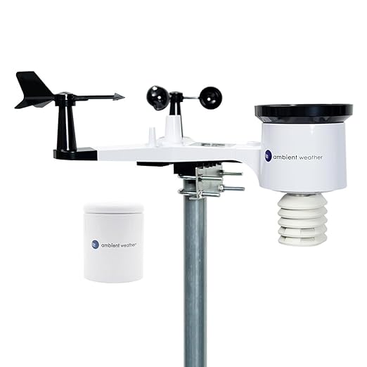 Ambient Weather WS-1553-IP Smart Wireless Weather Station with Remote Monitoring and Alerts