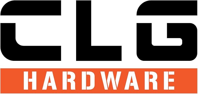 CLG HARDWARE Commercial Lever Door Lock - Heavy-Duty Locking Door Handle, Designer Door Handles, Cylindrical Lever Lock, Non-Handed Grade 2 Industrial Door Handle, 26D Satin Chrome, Storeroom Function