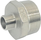 2" x 3/4" Male Threaded Reducing Nipple Fitting/Adapter,Stainless Steel SS304 NPT Pipe Hex Reducer