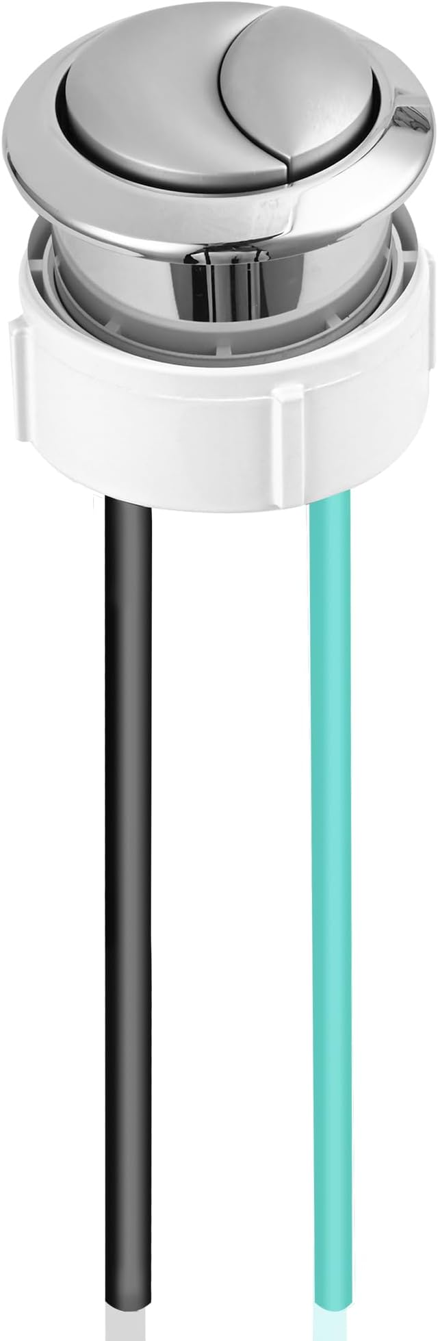 38mm Toilet Push Button Replacement, Dual Flushing Toilet Push Button Spare Parts, Compatible with Geberit & Kohler Part, Satin Chrome, Easy to install, 1Pack