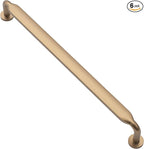 Alzassbg 6 Pack Champagne Bronze Cabinet Handles, 7-1/2 Inch(192mm) Hole Centers Arch Modern Cabinet Pulls Kitchen Cabinets Hardware for Cabinets and Drawers AL3503TGP