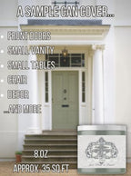 ALL-IN-ONE Paint, Durable cabinet and furniture paint. Built in primer and top coat, no sanding needed. Includes our 30 featured color card - Willow, 8oz Sample