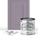 ALL-IN-ONE Paint, Durable cabinet and furniture paint. Built in primer and top coat, no sanding needed. Includes our 30 featured color card - Thistle (gray purple), Quart