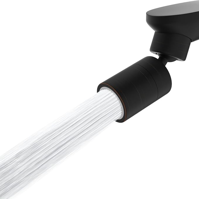 Hibbent Dual-function Faucet Aerator, Big Angle Rotate Kitchen Sink Aerator Sprayer Head 360° Swivel Sink Sprayer Attachment-Oil-Rubbed Bronze