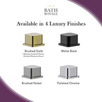 Bath Royale Modern Kitchen Faucet with Pull Out Spray - Single Control, All Metal, Matte Black