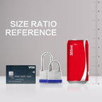 Lock Outdoor Padlocks, Key Lock, Padlocks with Same Key - Laminated Steel Keyed Padlocks with Normal Shackle, 60 Pack, for Hasp Latch, Sheds, Fences, Storage Locker, School, Gym