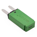 30A 12V Low Profile Mini Fuse Circuit Breaker Auto Reset ATM E71 - UL Certified Self Resetting Blade Fuses 30 Amp 12 Volt DC for Car RV Automotive Truck Boat Marine - Pack of 3