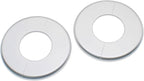2 Pack Wall Split Flange ABS Round Escutcheon Plate for 2" / 51 mm Diameter Pipe Faucet Decoration Accessories (Silver)