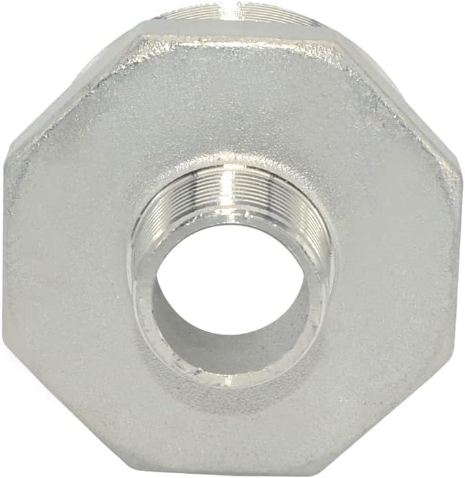 2" x 3/4" Male Threaded Reducing Nipple Fitting/Adapter,Stainless Steel SS304 NPT Pipe Hex Reducer