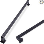 COTYKILEY 6 Pack 12.6 Inch(320mm) Oil Rubbed Bronze Cabinet Handles Kitchen Cabinet Pulls Cabinet Door Handles Kitchen Cabinet Hardware Cupboard Drawer Pulls Dresser Handles
