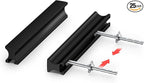 homdiy 25Pack Black Cabinet Handles Adjust Cabinet Pulls Adjustable Drawer Pulls