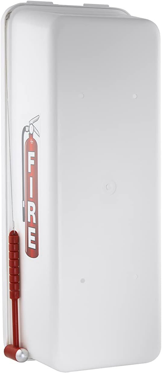 PRO&Family Fire Extinguisher Cabinet (3, White with Hammer Attachment, 10 lb)