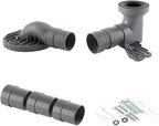 Drain Pipe Wing Shifter Toilet Fitting, Toilet Connector Toilet Shifter Toilet Accessories Toilet Sewer Installation Fitting