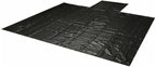 Mytee Products 2 Pack 20' x 27' Flatbed Truck 18 Oz Lumber Tarp with 6 FT Drop - Black Heavy Duty Vinyl Waterproof Tarp for Trailers to Protect Cargo from Wind, Rain, Snow and Sun
