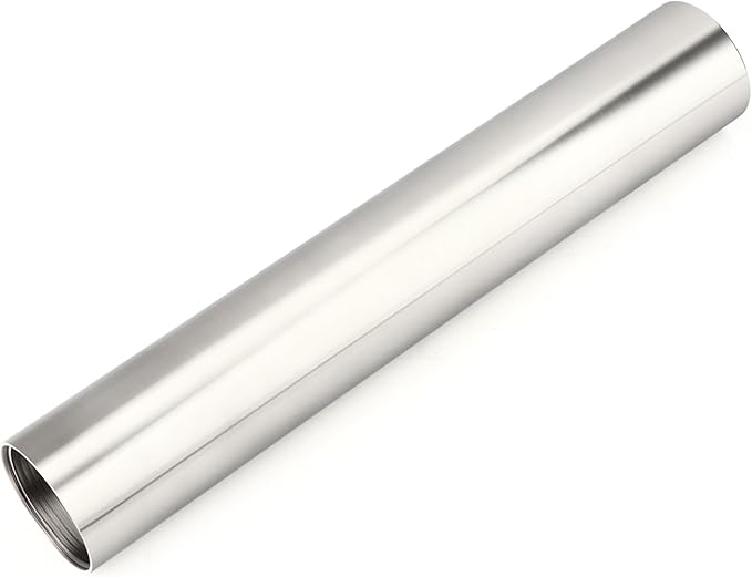 TAISHER 1PCS Stainless Steel Pipe Fittings, 1-1/4" NPT Female x 1-1/4" NPT Female Threaded, 10" Length Nipple Cast Pipe