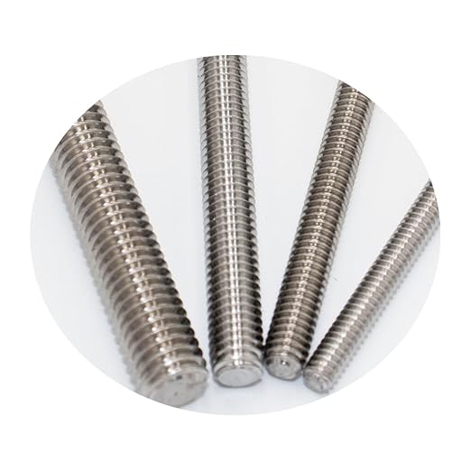 1/2"-13 Fully Threaded Rod Studs 5 Pack 5" Long Threaded Screw 304 Stainless Steel Right Hand Threads All Threaded Rod Studs for Anchor Bolts Clamps Hangers U-Bolts