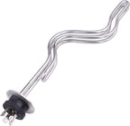 DERNORD 240V 6500W Ripple Tri-clamp Heating Element Stainless Steel Immersion Water Heater with 3-Wire Electrical Locking Plug (2 Inch Tri clamp)