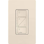 Lutron Caseta Original Smart Dimmer Switch (Lutron Smart Hub Required), for LED Lights, 150 Watt, Single-Pole/3-Way, No Neutral Required, PD-6WCL-LA, Light Almond, 10 Pack