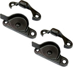 QCAA Zinc Die Cast Window Sash Lock, 2-7/16", Oil Rubbed Bronze, Made in Taiwan, 2 Pack