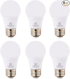 12V-60V LED Light Bulb E26 Regular Light Base,4000K Daylight, 12V AC DC Low Voltage 3W LED Equivalent 25W Lamp, Medium Screw Base, 12V 24V 32V 36V 48V 60V A15 Bulb, Not for 120V, 6 Pack