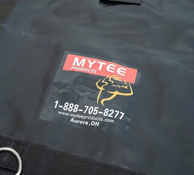 Mytee Products 2 Pack 24' x 27' Flatbed Trailer Lumber Tarp with 8 FT Drop - Heavy Duty Black 18 Oz Vinyl Waterproof Tarp for Truck/Trailers to Protect Cargo from Wind, Rain, Snow, and Sun