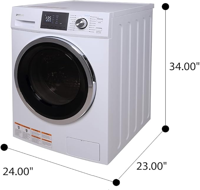 HAMILTON BEACH Washer and Dryer Combo 2.7 cu ft - White
