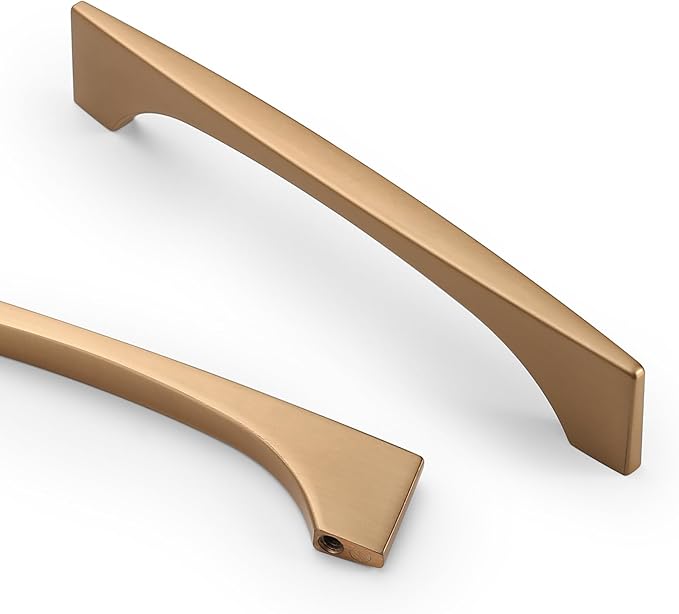 Asidrama 2030 10 Pack 6.3 Inch(160mm) Champagne Bronze Kitchen Cabinet Handles, Vintage Retro Cabinet Pulls Kitchen Cabinet Hardware for Cupboard Drawer Pulls