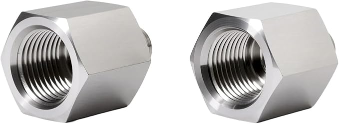 2 pieces Npt3/8 Female to Npt1/8 Male Reducer,3/8-1/8Water pipe Adapter, Fabricate of 304 Stainless Steel