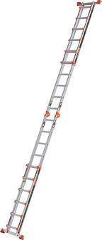 Ladder, A Frame 6 Step Ladder Extension, 22 Ft Anti-Slip Multi Position Ladder, Storage Folding Ladder, 330 lbs Security Load Telescoping Aluminum Ladders for Stairs Home Indoor Outdoor Roof
