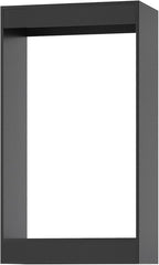 ROOMTEC 22.5" Double Hanging Closet Unit, Modular Closet System with Hanging Rod, Wardrobe Organizer for Bedroom or Walk-in Closet, Wall Mounted, Customizable Clothes Storage Unit, Black