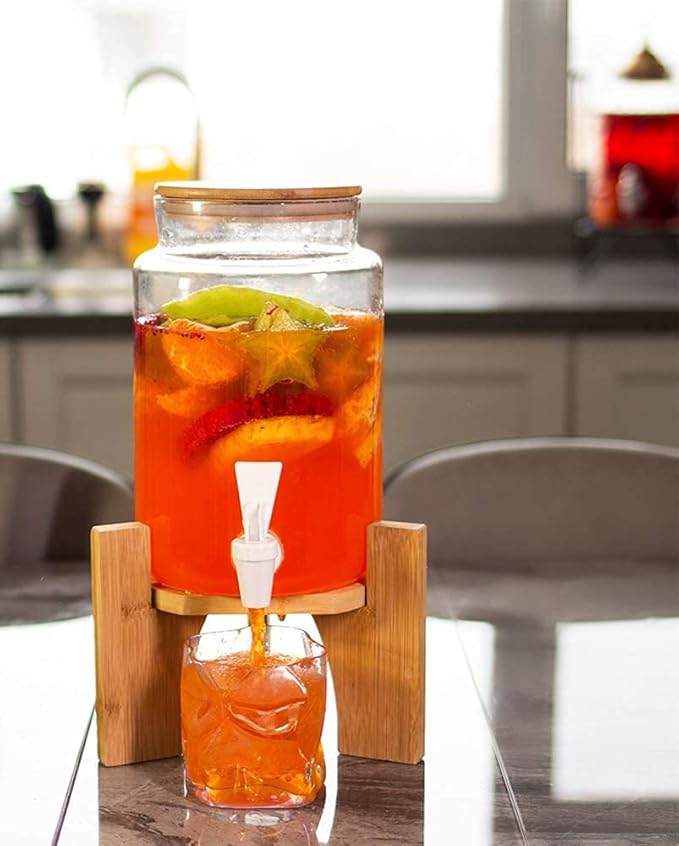 Replacement Cooler Faucet Water Bottle Jug,Water Dispenser Tap Set,BPA-Free Plastic Spigot Spout Water Beverage Lever Pour Dispenser Valve,Water Crock Tap (2 White and 2 Blue)