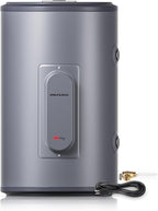 Tank Water Heater Electric, MIZUDO 10 Gallon Point of Use Hot Water heater 1500W, Compact Residential 120V with T&P Valve, Adjustable Thermostat, UL Listed