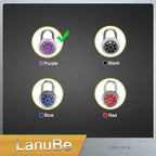 LanuBe Standard Dial Combination Lock, 2 inches. Wide, with Different Combinations, Purple Turnplate, Pack of 48; Lock for School, Employee, Gym Sports Locker, Case, Toolbox