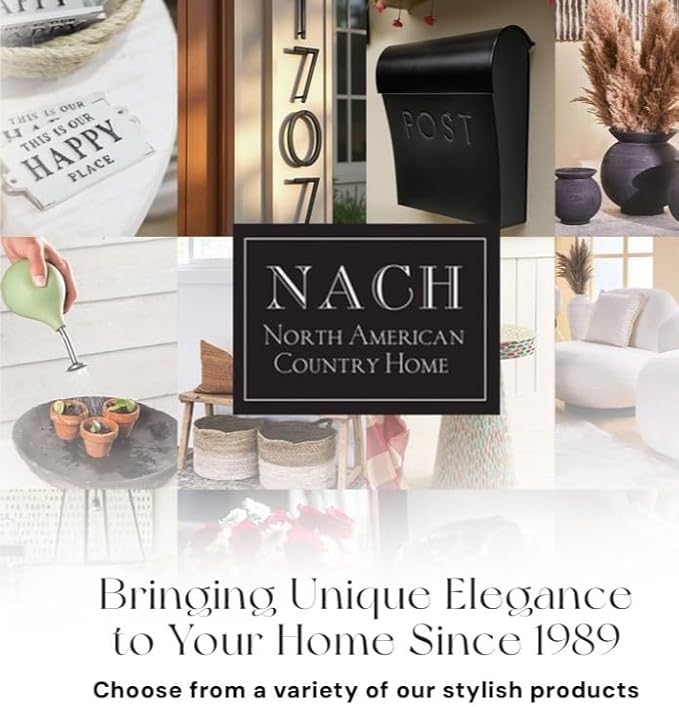 NACH Mailboxes for Outside Wall Mount, 12 x 12 x 4.8 inch Antique Copper Mail Boxes for House Outside, Waterproof Mailboxes for Outside - Chicago Style Mail Box