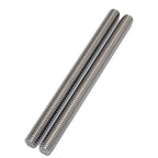 3/8"-16 Fully Threaded Rod Studs 2 Pack 5" Long Threaded Screw 304 Stainless Steel Right Hand Threads All Threaded Rod Studs for Anchor Bolts Clamps Hangers U-Bolts