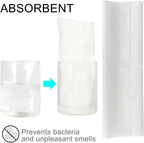 Disposable Dish Cloth and Cleaning Handi Wipes, 100ct, Multi-Use Rags for Kitchen, Bathroom and Windows, White