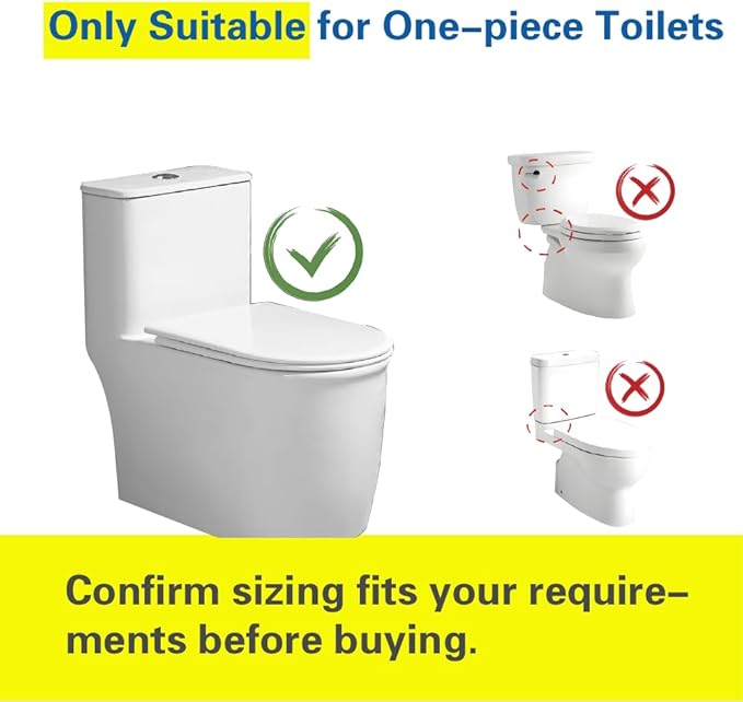 3 Inch Top Dual Flush Valve Repair Kit for One Piece Toilet (10"-13" Tank Height) - Fits 3.2"-3.6" Drain Holes | Includes 3 Inch Flush Valve, 2.2" Thread Push Button, Fill Valve