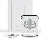 ALL-IN-ONE Paint, Durable cabinet and furniture paint. Built in primer and top coat, no sanding needed. Includes our 30 featured color card - Colosseum (white with subtle gray undertone), Gallon