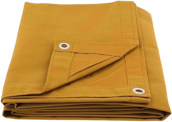 Mytee Products 10' x 12' Tan Canvas Tarp 12oz Heavy Duty Water Resistant
