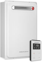 MIZUDO Tankless Water Heater Propane Outdoor Installation Max 5.1 GPM 120,000 BTU CSA Certified Constant Temp High Power On Demand Hot Water Heater for Big Family Whole House, Gen 2