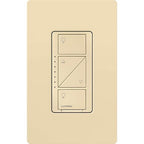 Lutron Caseta Original Smart Dimmer Switch (Lutron Smart Hub Required), for LED Lights, 150 Watt, Single-Pole/3-Way, No Neutral Required, PD-6WCL-IV, Ivory