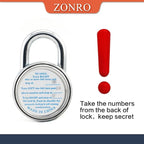 ZonRo Locks Combination Padlock, Fixed Dial Combination Padlock 48 Pack,3 Digit Code Standard Dial Combination, 2 in Wide. 3 in Height, Black Turntable, Lock for Gym & Locker, School, Toolbox