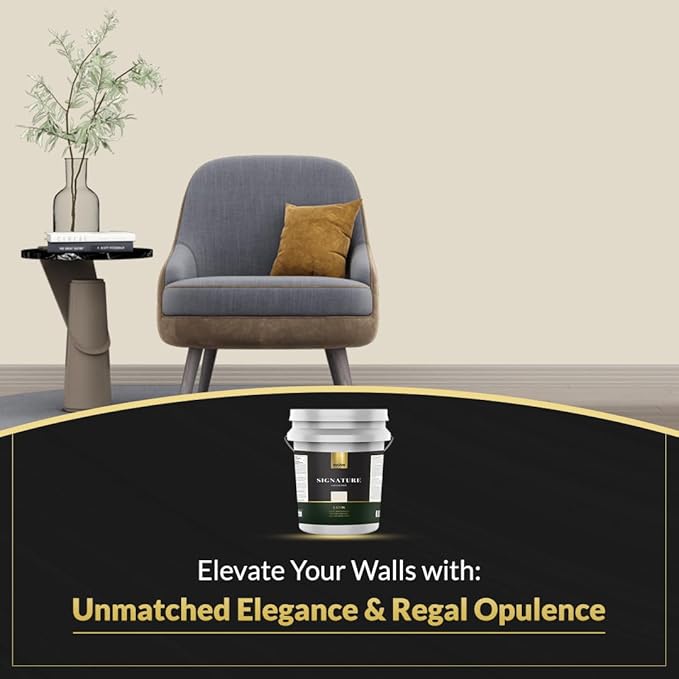 EVOLVE Signature Paint & Primer: Luxury Paint & Primer for Indoor & Outdoor Surfaces, Minimal Odor, Satin Sheen (Canvas White, 5 Gallon)