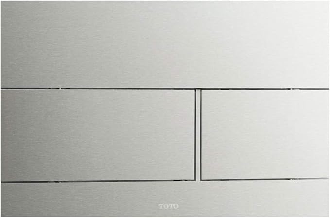 TOTO® Dual Flush Push Button Plate for Select DuoFit In-Wall Tank Unit, Stainless Steel - YT980#SS