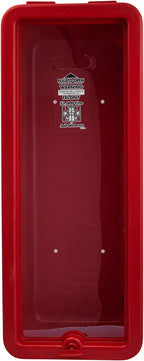 PRO&Family Fire Extinguisher Cabinet Fire Extinguisher Box Outdoor Fire Cabinet Mounted Fire Extinguisher Cabinet Fire Extinguisher Cover (3, Red with Pull-Panel, 10 lb)